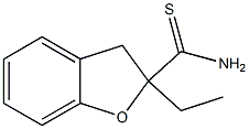 2-Benzofurancarbothioamide,2-ethyl-2,3-dihydro-(9CI) Structure