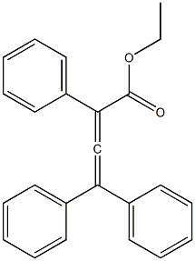 α-(Diphenylvinylidene)benzeneacetic acid ethyl ester Structure