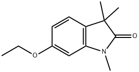 2H-Indol-2-one,6-ethoxy-1,3-dihydro-1,3,3-trimethyl-(9CI) Structure