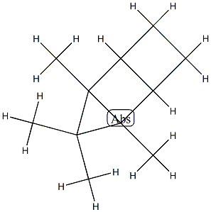 Tricyclo[3.2.0.02,4]heptane, 2,3,3,4-tetramethyl-, radical ion(1+), (1R,2R,4S,5S)-rel- (9CI) Structure