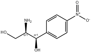 (R*,R*)-(±)-2-amino-1-(p-nitrophenyl)propane-1,3-diol  구조식 이미지