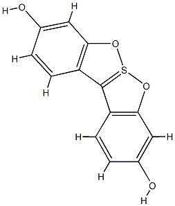 [1,2]Benzoxathiolo[2,3-b][1,2]benzoxathiole-6-SIV-3,9-diol Structure