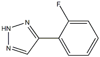 1H-1,2,3-Triazole,4-(2-fluorophenyl)-(9CI) Structure