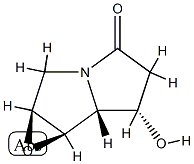 4H-Oxireno[a]pyrrolizin-4-one, hexahydro-6-hydroxy-, (1aS,6S,6aR,6bR)- (9CI) 구조식 이미지