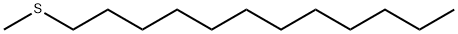 Dodecyl methyl sulfide Structure