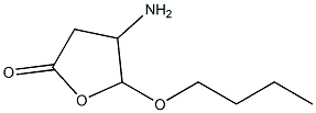 2(3H)-Furanone,4-amino-5-butoxydihydro-(9CI) 구조식 이미지