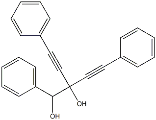 1,4-diphenyl-2-(phenylethynyl)-3-butyne-1,2-diol Structure