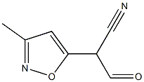 5-이속사졸아세토니트릴,-알파-포르밀-3-메틸-(9CI) 구조식 이미지