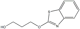 1-Propanol,3-(2-benzothiazolyloxy)-(9CI) Structure