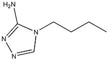 4H-1,2,4-Triazol-3-amine,4-butyl-(9CI) 구조식 이미지
