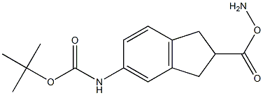 1H-Indene-2-carboxylicacid,2-amino-5-[[(1,1-dimethylethoxy)carbonyl]amino]-2,3-dihydro-(9CI) Structure