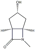 6-Azabicyclo[3.2.0]heptan-7-one,3-hydroxy-6-methyl-,(1R,3R,5S)-rel-(9CI) Structure