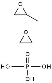 Oxirane, methyl-, polymer with oxirane, phosphate Structure