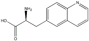 L-β-(6-Quinolyl)-alanine 구조식 이미지