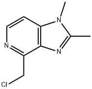 1H-Imidazo[4,5-c]pyridine,4-(chloromethyl)-1,2-dimethyl-(9CI) Structure