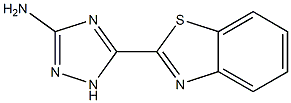 1H-1,2,4-Triazol-3-amine,5-(2-benzothiazolyl)-(9CI) Structure