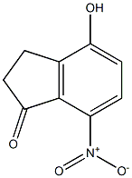 1H-Inden-1-one,2,3-dihydro-4-hydroxy-7-nitro-(9CI) 구조식 이미지