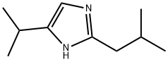 1H-Imidazole,4-(1-methylethyl)-2-(2-methylpropyl)-(9CI) 구조식 이미지