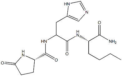 pGlu-L-His-L-Nle-NH2 Structure