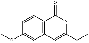 1(2H)-Isoquinolinone,3-ethyl-6-methoxy-(9CI) Structure