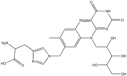 N(3)-histidylriboflavin Structure