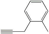 1-Methyl-2-(prop-2-yn-1-yl)benzene 구조식 이미지