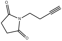 (1-but-3-ynyl)pyrrolidine-2,5-dione 구조식 이미지