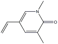 2(1H)-Pyridinone,5-ethenyl-1,3-dimethyl-(9CI) 구조식 이미지