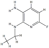 2,3-Pyridinediamine,N2-ethyl-6-fluoro-(9CI) Structure