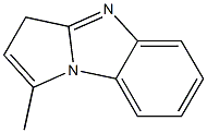 3H-피롤로[1,2-a]벤즈이미다졸,1-메틸-(9Cl) 구조식 이미지