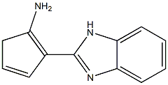 1,3-Cyclopentadien-1-amine,2-(1H-benzimidazol-2-yl)-(9CI) 구조식 이미지