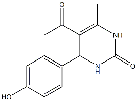 2(1H)-Pyrimidinone,5-acetyl-3,4-dihydro-4-(4-hydroxyphenyl)-6-methyl-(9CI) Structure