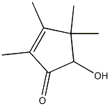 2-Cyclopenten-1-one,5-hydroxy-2,3,4,4-tetramethyl-(9CI) Structure