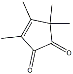 3-사이클로펜텐-1,2-디온,3,4,5,5-테트라메틸-(9CI) 구조식 이미지