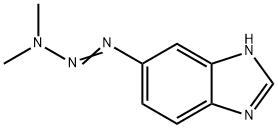 1H-Benzimidazole,5-(3,3-dimethyl-1-triazenyl)-(9CI) 구조식 이미지