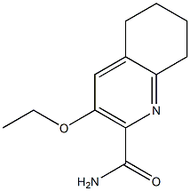 2-Quinolinecarboxamide,3-ethoxy-5,6,7,8-tetrahydro-(9CI) Structure