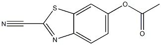 2-벤조티아졸카르보니트릴,6-(아세틸옥시)-(9CI) 구조식 이미지