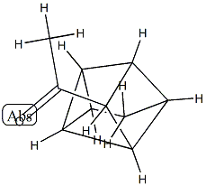 Ethanone, 1-tetracyclo[3.3.0.02,8.03,6]oct-4-yl-, stereoisomer (9CI) Structure