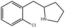 2-[(2-chlorophenyl)methyl]pyrrolidine 구조식 이미지