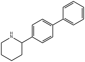 2-(4-phenylphenyl)piperidine Structure