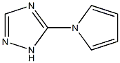 1H-1,2,4-Triazole,3-(1H-pyrrol-1-yl)-(9CI) 구조식 이미지