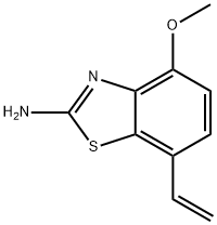 2-Benzothiazolamine,7-ethenyl-4-methoxy-(9CI) Structure