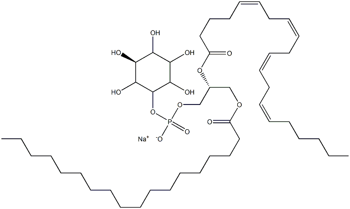 L-α-phosphatidylinositol (Liver, Bovine) (sodiuM salt) Structure