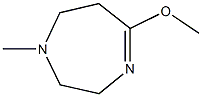 1H-1,4-Diazepine,2,3,6,7-tetrahydro-5-methoxy-1-methyl-(9CI) 구조식 이미지
