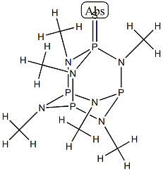 2,4,6,8,9,10-Hexamethyl-2,4,6,8,9,10-hexaaza-1,3,5,7-tetraphosphatricyclo[3.3.1.13,7]decane1-sulfide 구조식 이미지