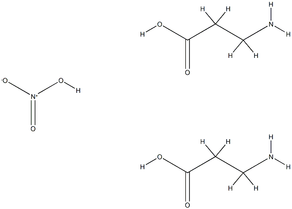 베타-알라닌질산염2:1 구조식 이미지