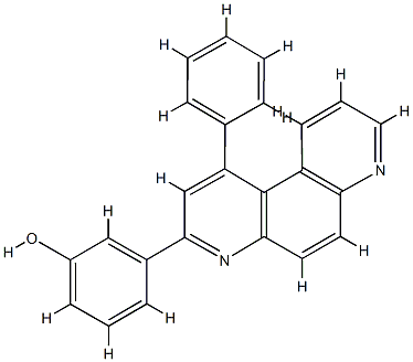3-(1-phenyl[4,7]phenanthrolin-3-yl)phenol 구조식 이미지