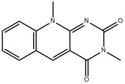 3,10-dimethyl-5-deazaisoalloxazine Structure