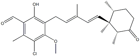 4-O-methylascochlorin Structure
