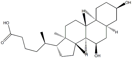 homochenodeoxycholic acid Structure